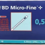 BD Micro Syringe 0.5ml, 12.7mm x 29G