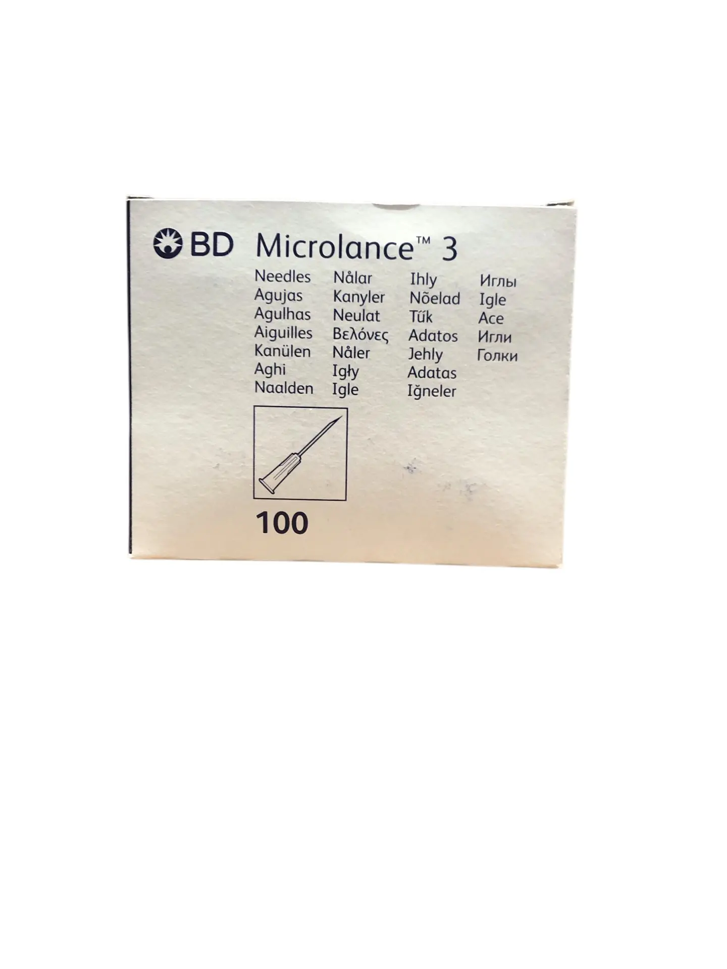 BD Microlance 3, 27G BD Microlance 3, 27G x 1/2″ (100 Pack)
