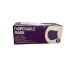 Purple boxed face masks